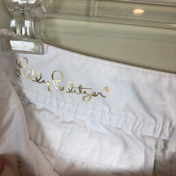 Lilly Pulitzer White Callahan Shorts - Picture 7 of 8